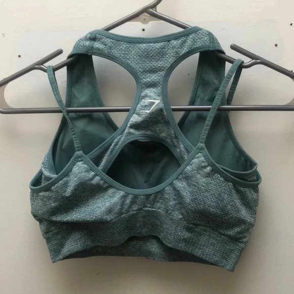 Gymshark - vital rise sports bra -  blue marl - size small - Picture 5 of 5